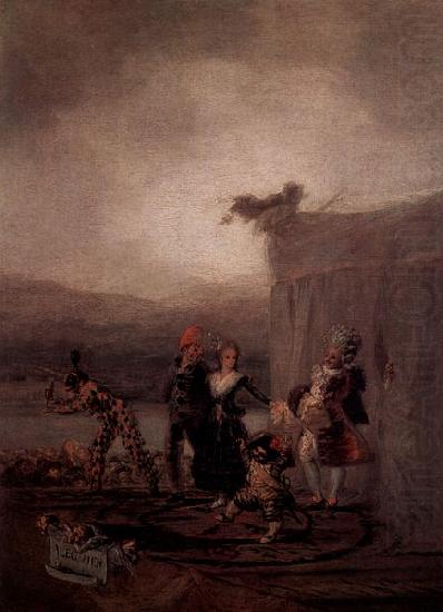 Wanderkomodianten, Francisco de Goya